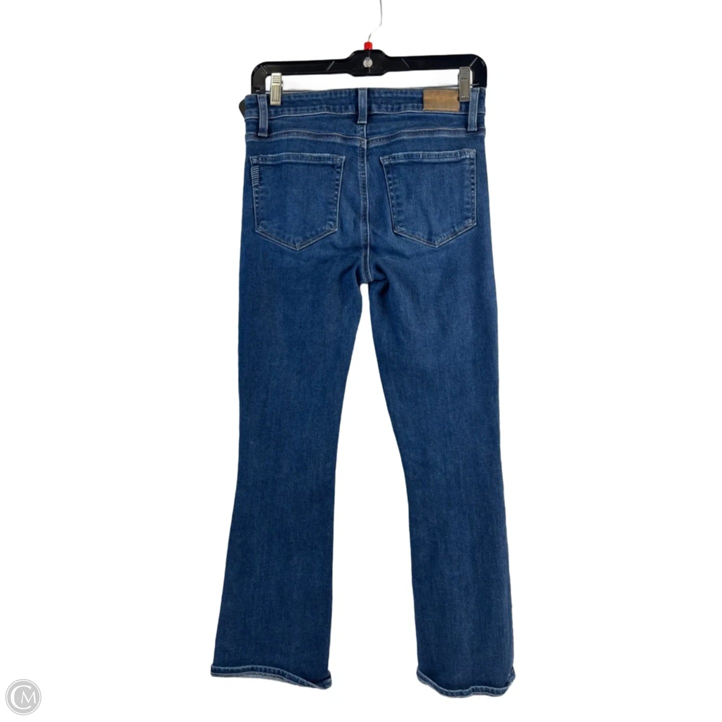 Jeans Boot Cut By Paige In Blue Denim, Size: 4