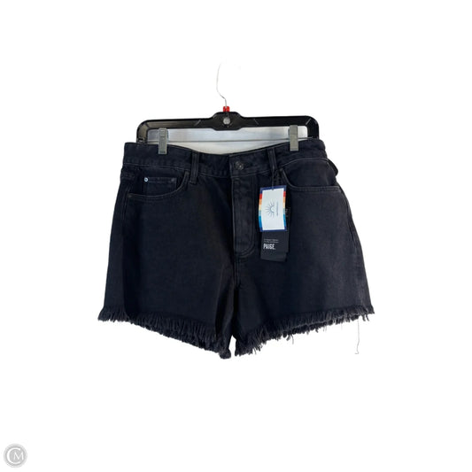Shorts By Paige In Black Denim, Size: 8