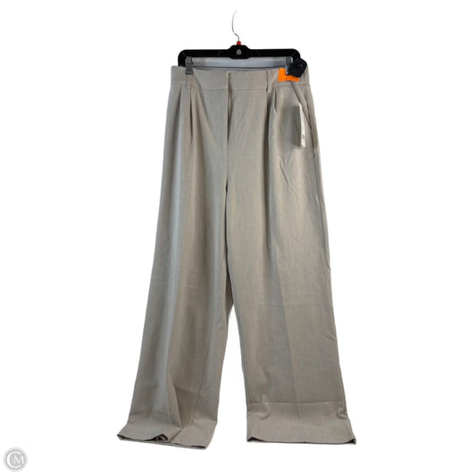 Pants Wide Leg By Clothes Mentor In Tan, Size: 12