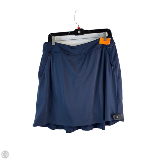 Athletic Skort By Greg Norman In Blue, Size: 8