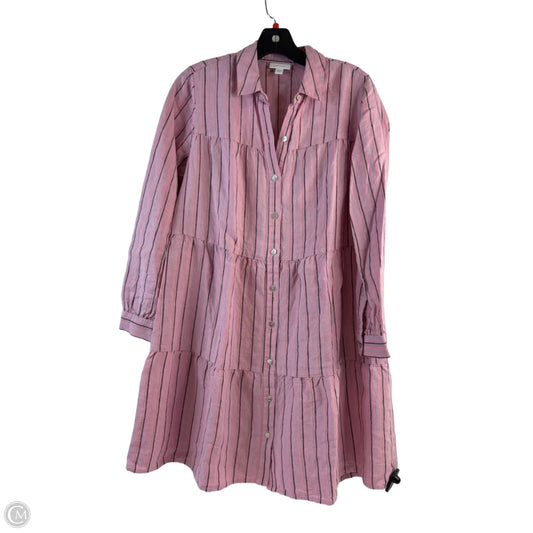 Dress Casual Midi By J. Jill In Pink, Size: Xs