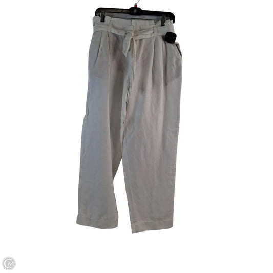 Pants Cropped By Loft In White, Size: 8p