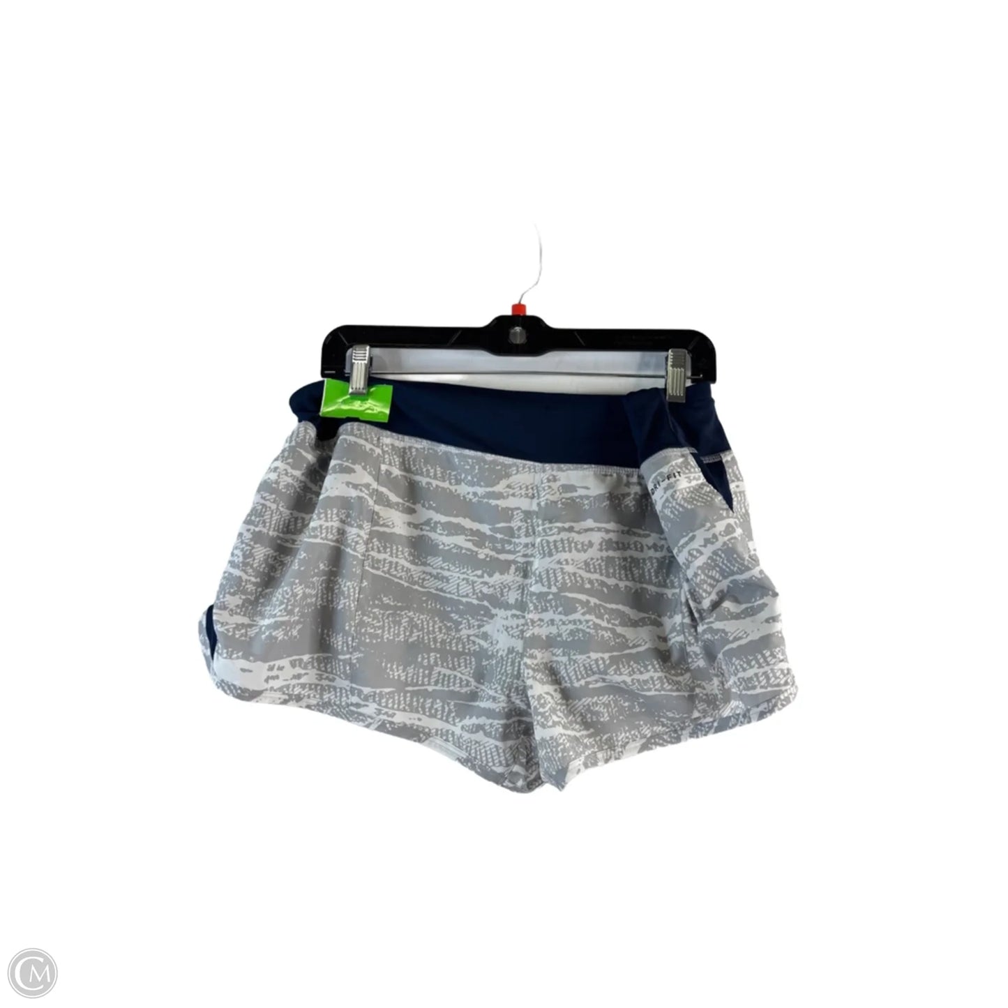Athletic Shorts By Nike Apparel In Blue & Grey, Size: Xl
