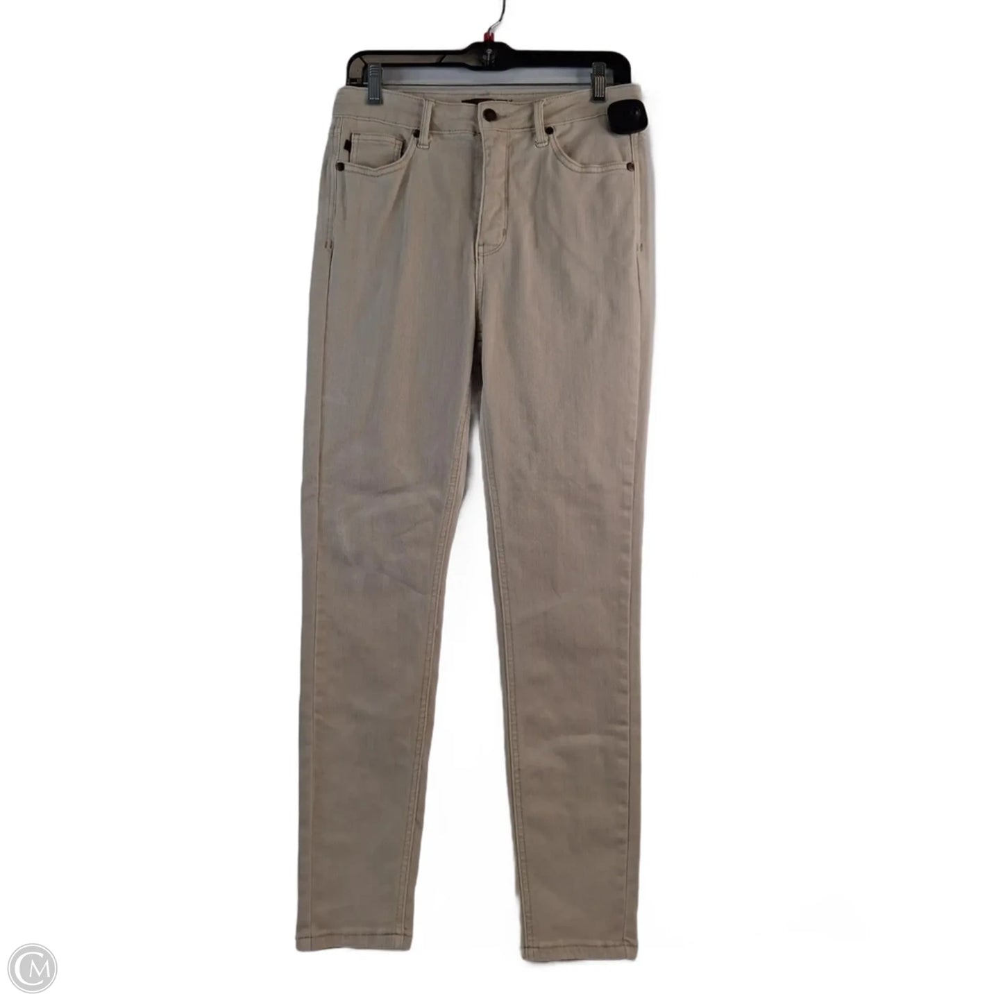Jeans Skinny By Judy Blue In Tan, Size: 8