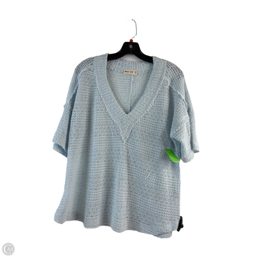Top Short Sleeve By New In In Blue, Size: M