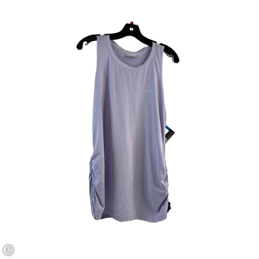 Athletic Tank Top By Columbia In Purple, Size: L