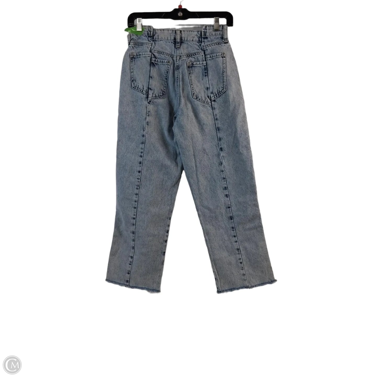 Jeans Straight By Forever 21 In Blue Denim, Size: 4