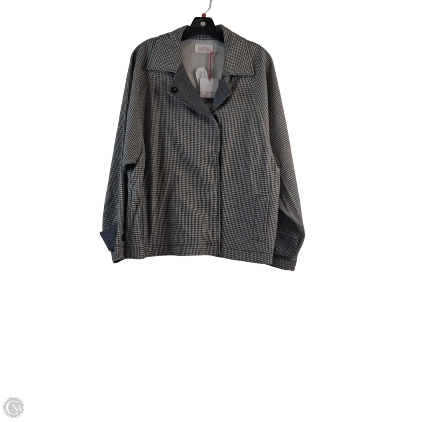 Jacket Other By Clothes Mentor In Black & White, Size: L