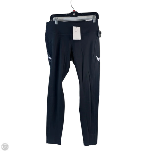Athletic Leggings By Nike Apparel In Black, Size: L