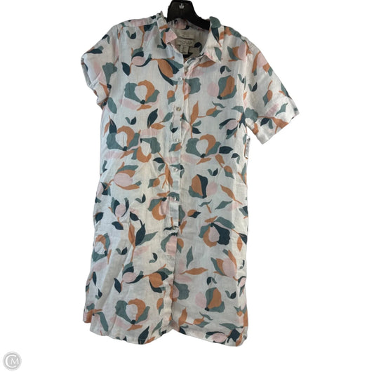 Dress Casual Short By Rachel Zoe In Green & White, Size: L
