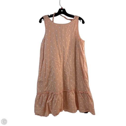 Dress Casual Maxi By Loft In Orange & White, Size: M