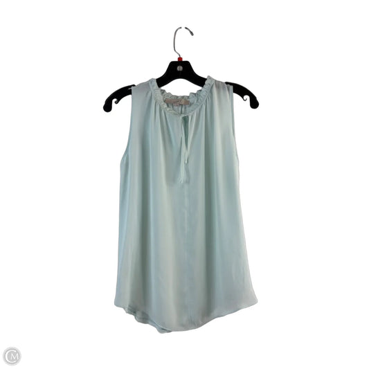 Top Sleeveless By Loft In Blue, Size: M