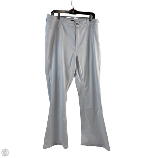 Jeans Straight By Clothes Mentor In White Denim, Size: 14