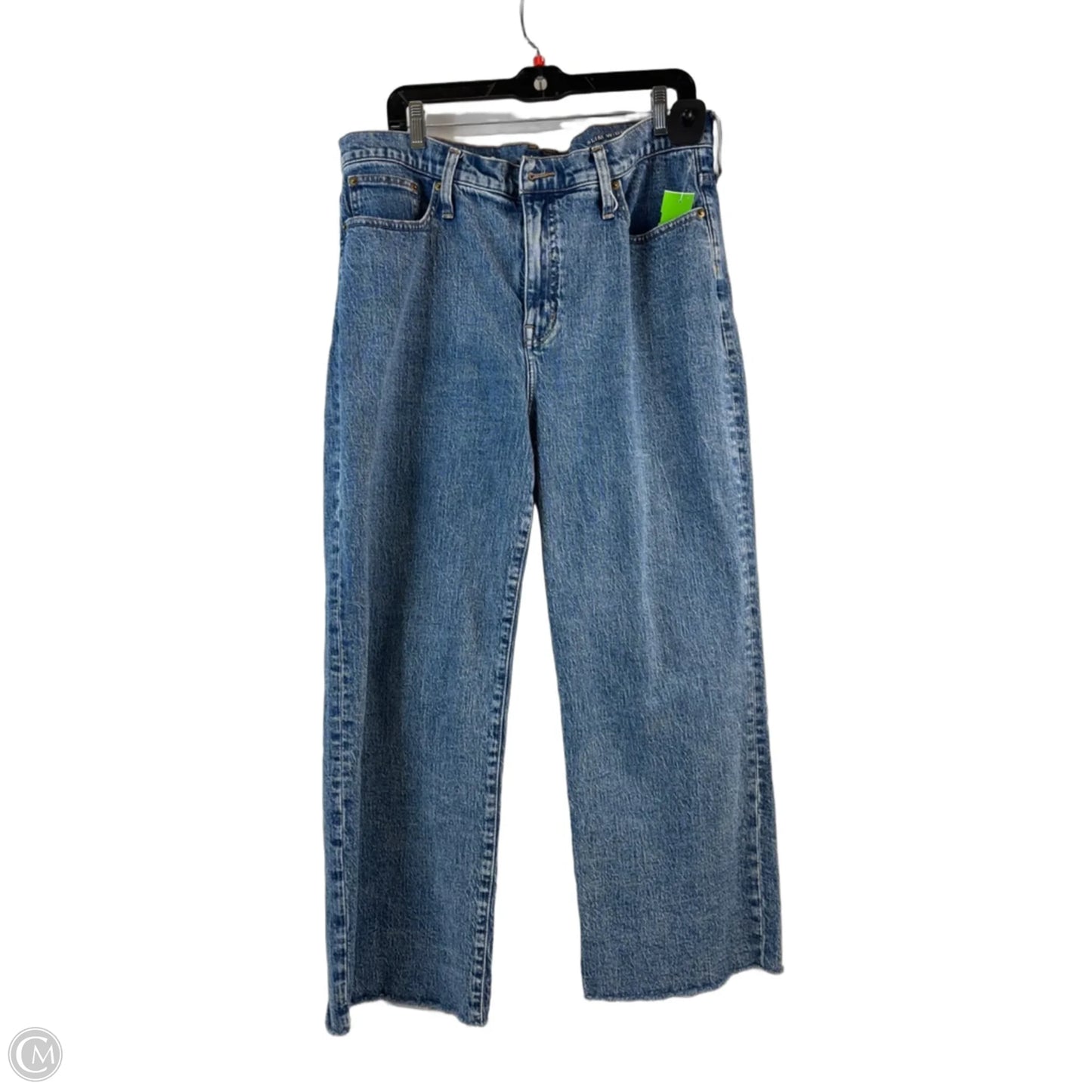 Jeans Wide Leg By J. Crew In Blue Denim, Size: 12