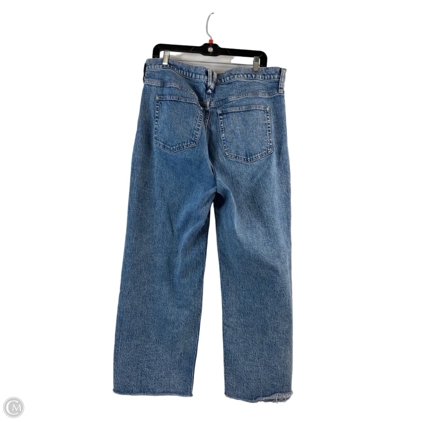 Jeans Wide Leg By J. Crew In Blue Denim, Size: 12