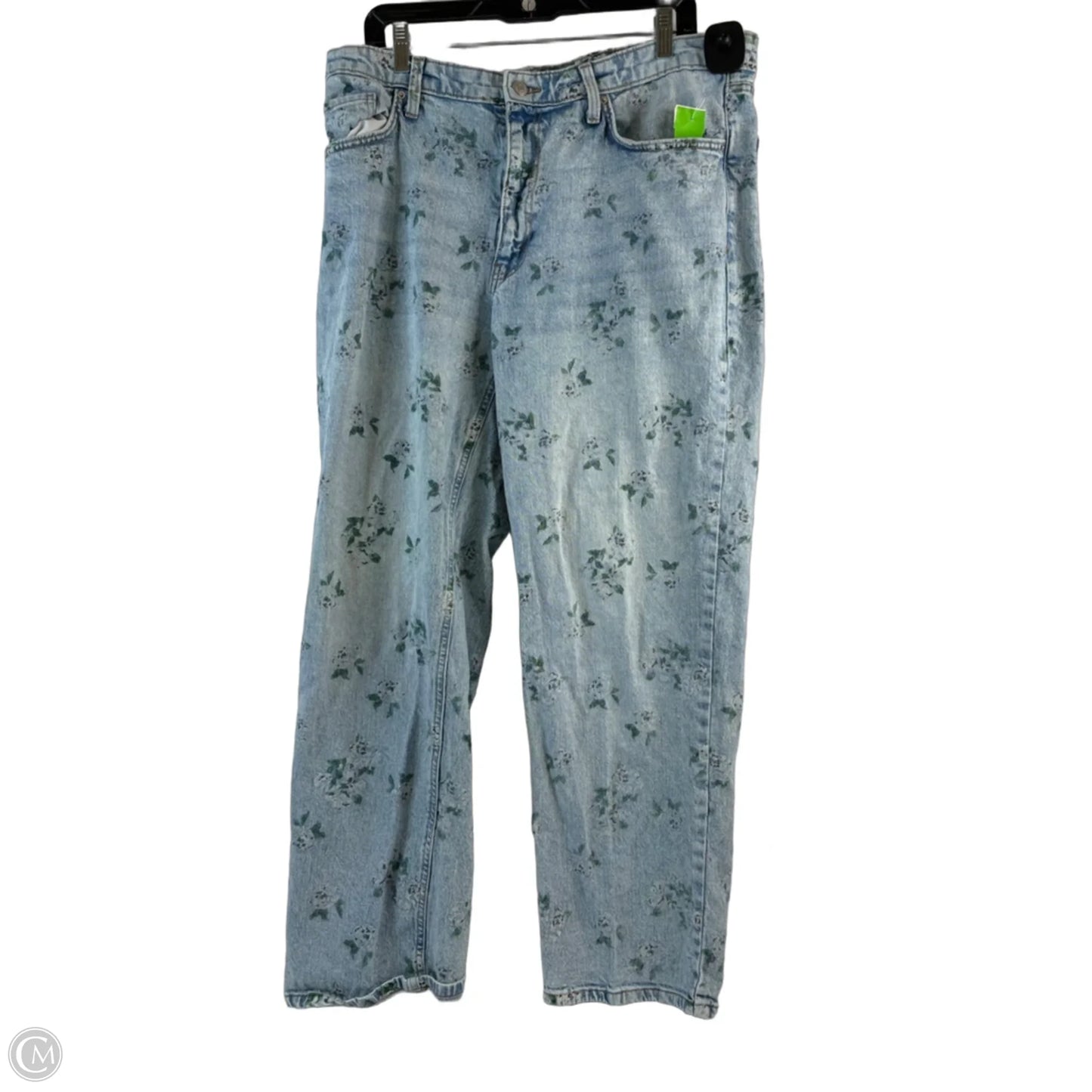 Jeans Straight By Wild Fable In Blue Denim, Size: 14