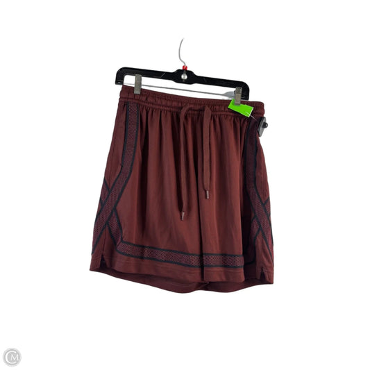 Athletic Shorts By Nike Apparel In Brown, Size: M