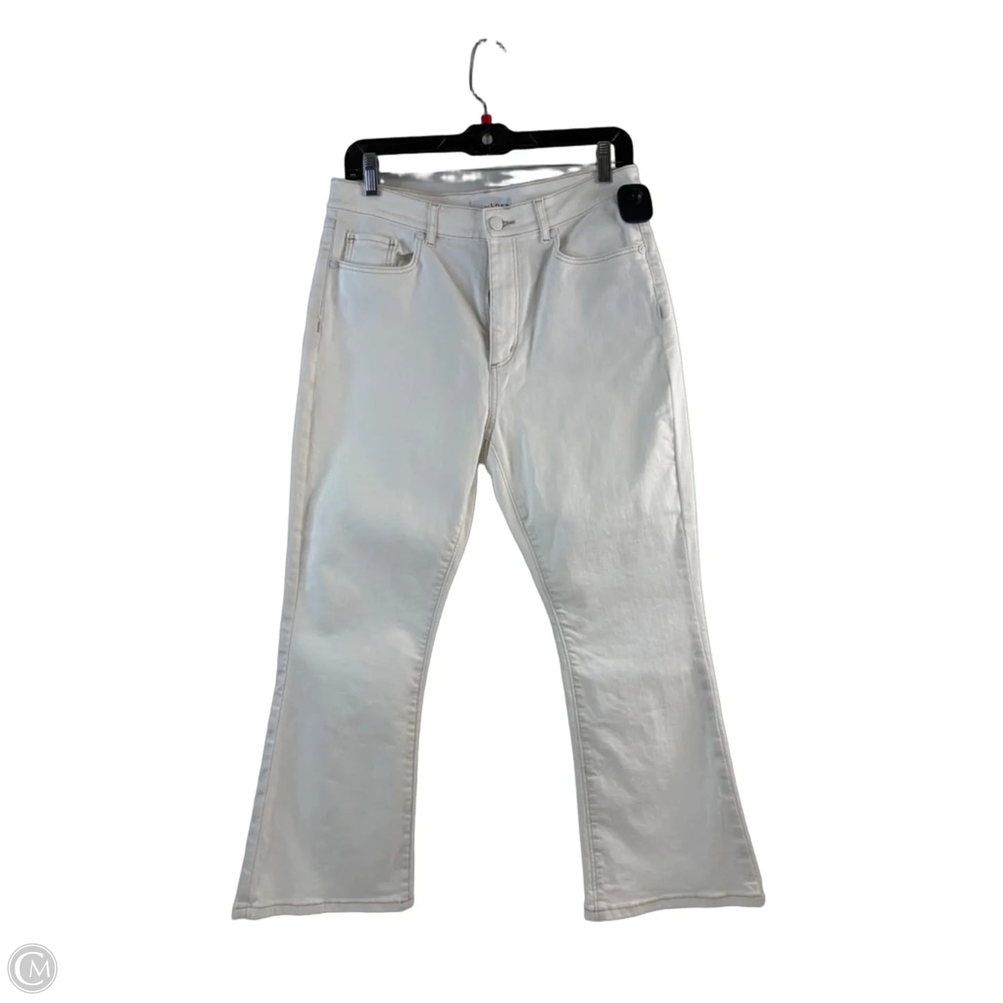 Jeans Cropped By Loft In White, Size: 8