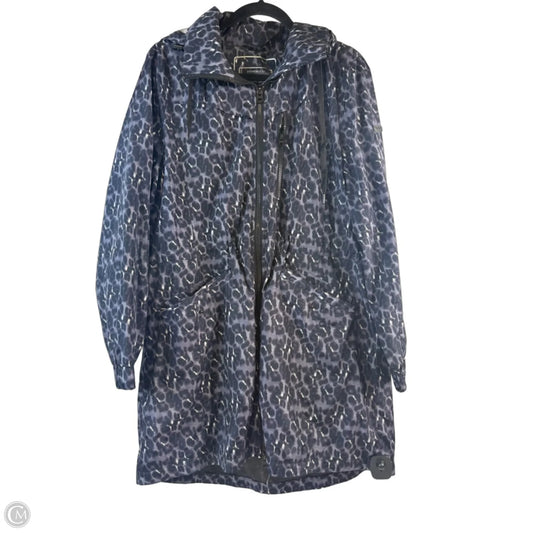 Jacket Windbreaker By Lucky Brand In Leopard Print, Size: L