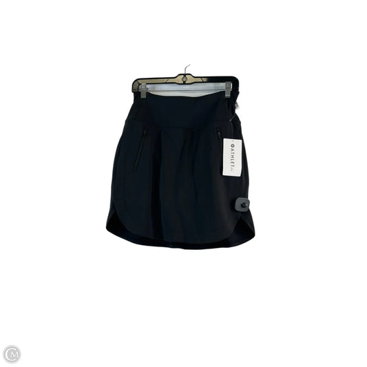 Athletic Skort By Athleta In Black, Size: S