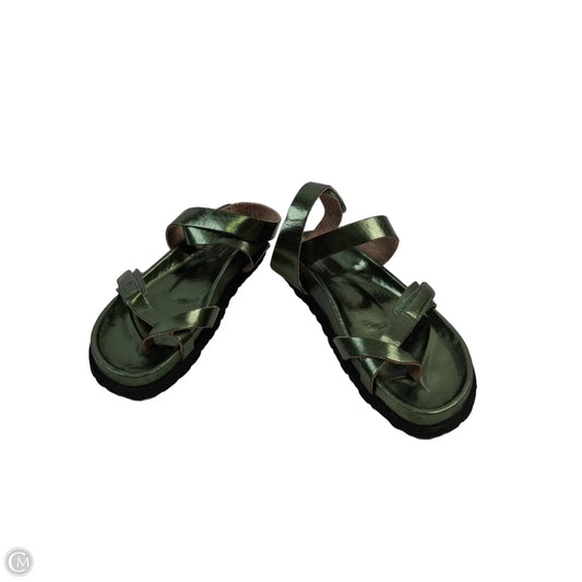 Sandals Flats By Jeffrey Campbell In Green, Size: 6