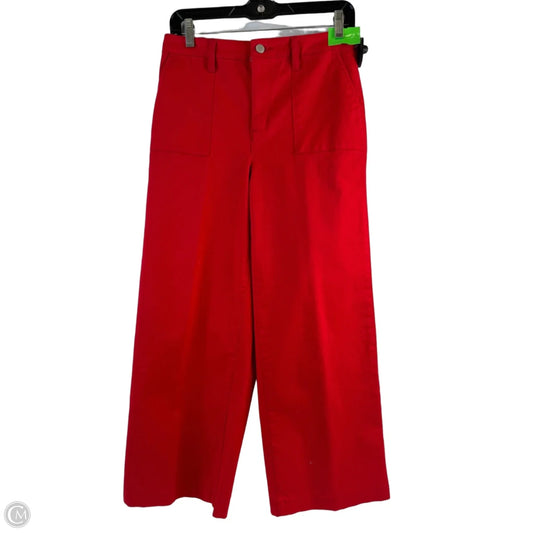 Pants Wide Leg By Charter Club In Red, Size: 4