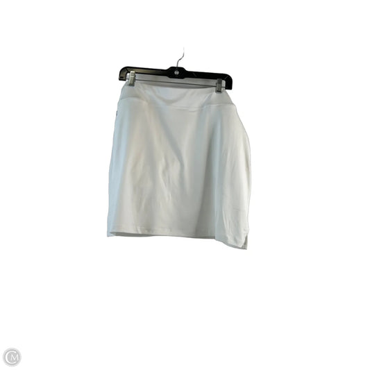 Athletic Skirt By Clothes Mentor In White, Size: 14
