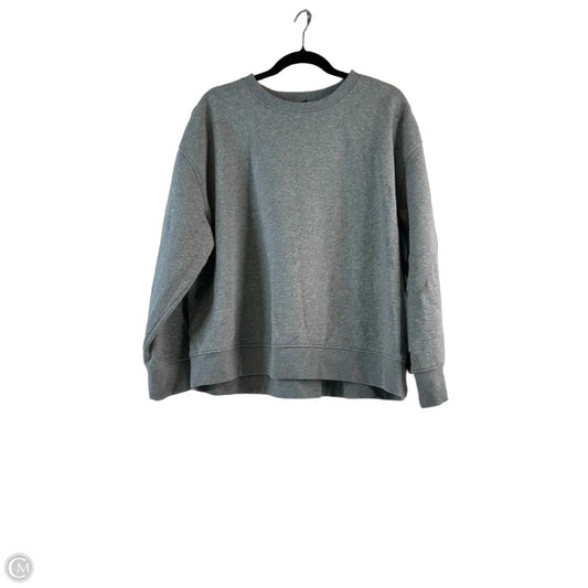 Sweatshirt Crewneck By Athletic Works In Grey, Size: Xl