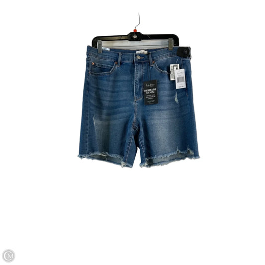 Shorts By Nicole By Nicole Miller In Blue Denim, Size: 12