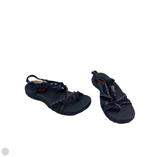Sandals Sport By Skechers In Blue & Orange, Size: 7