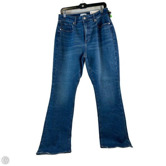 Jeans Boot Cut By Loft In Blue Denim, Size: 12