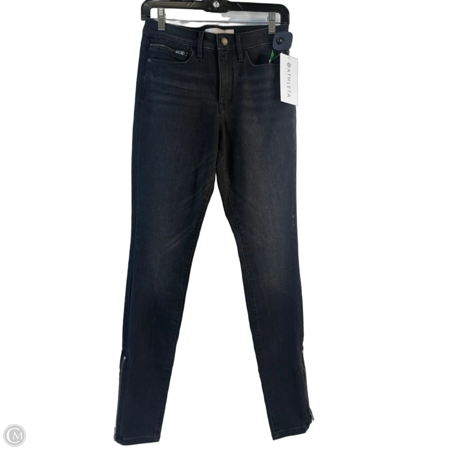 Jeans Skinny By Athleta In Black Denim, Size: 4