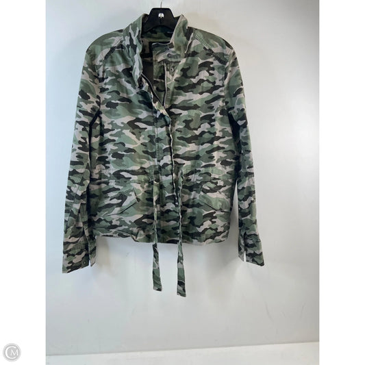 Jacket Utility By Banana Republic In Camouflage Print, Size: S