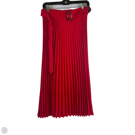 Skirt Maxi By Ann Taylor In Red, Size: 2