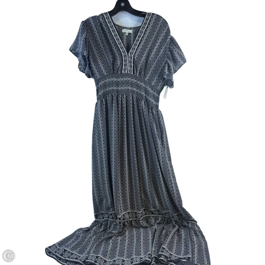 Dress Casual Maxi By Max Studio In Black & White, Size: Xs