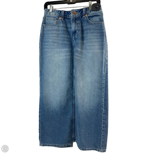 Skirt Maxi By Divided In Blue Denim, Size: 4