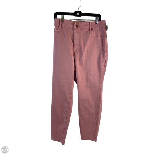 Jeans Jeggings By Maurices In Pink Denim, Size: 22