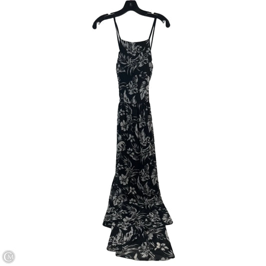Dress Casual Midi By Hollister In Black & White, Size: M