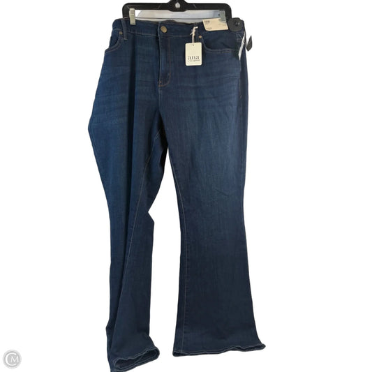 Jeans Flared By Ana In Blue Denim, Size: 18