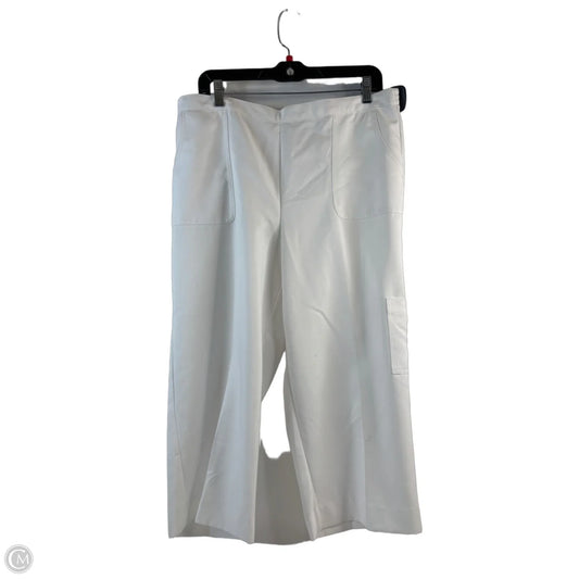 Pants Cropped By Alfred Dunner In White, Size: 14