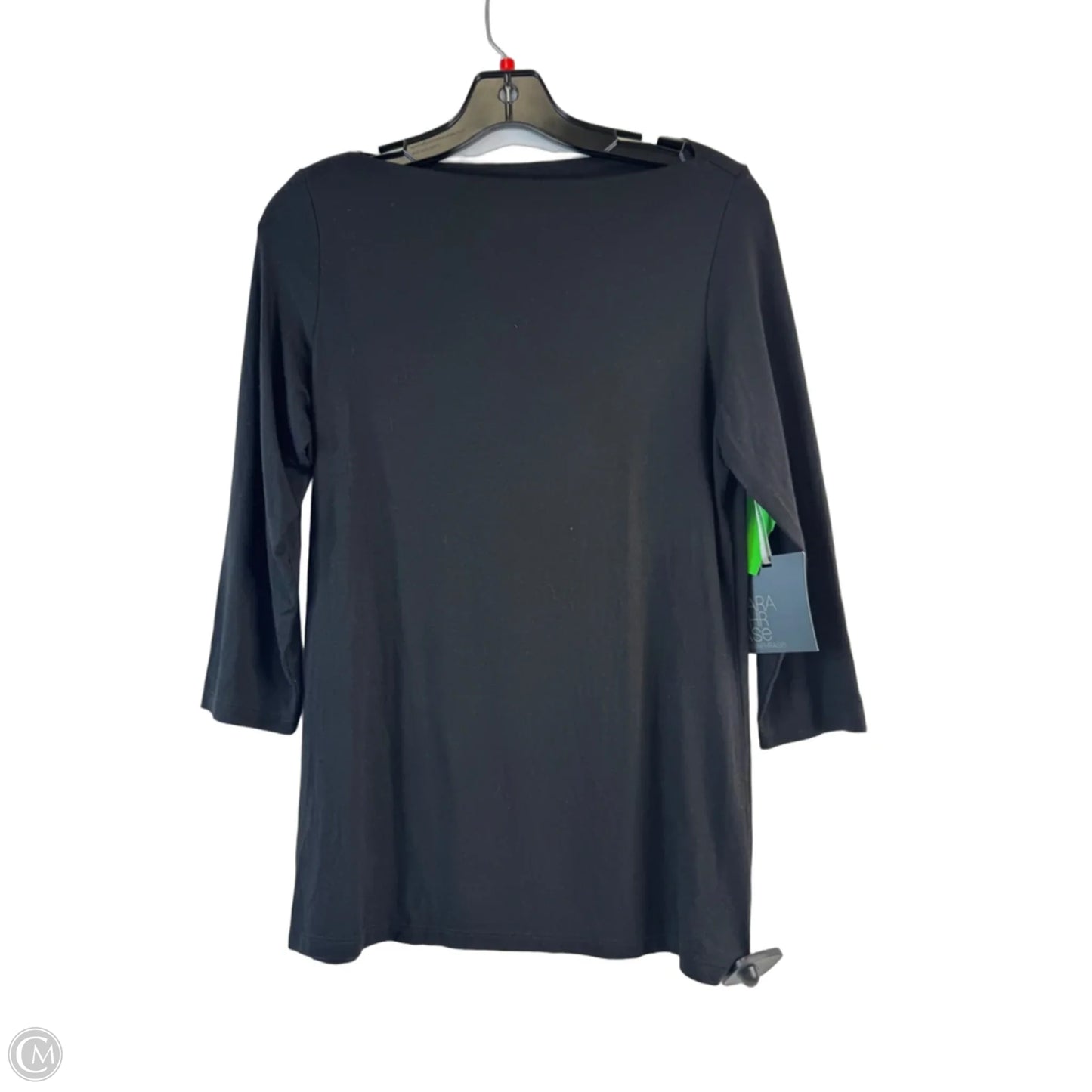 Top 3/4 Sleeve By Clothes Mentor In Black, Size: M