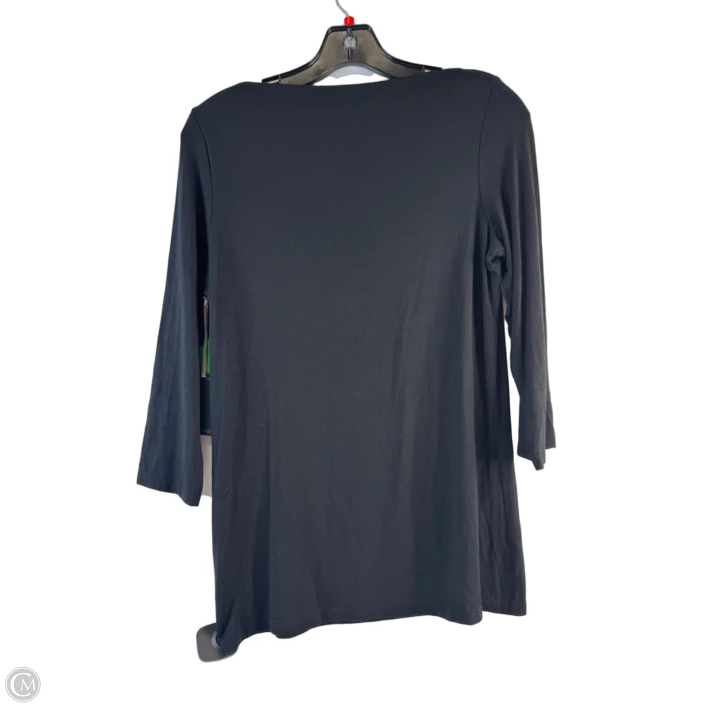 Top 3/4 Sleeve By Clothes Mentor In Black, Size: M