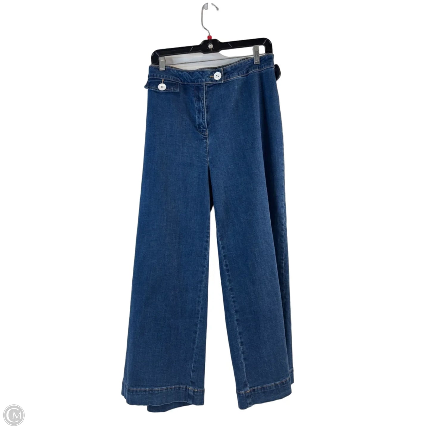 Jeans Wide Leg By Gibson And Latimer In Blue Denim, Size: 14
