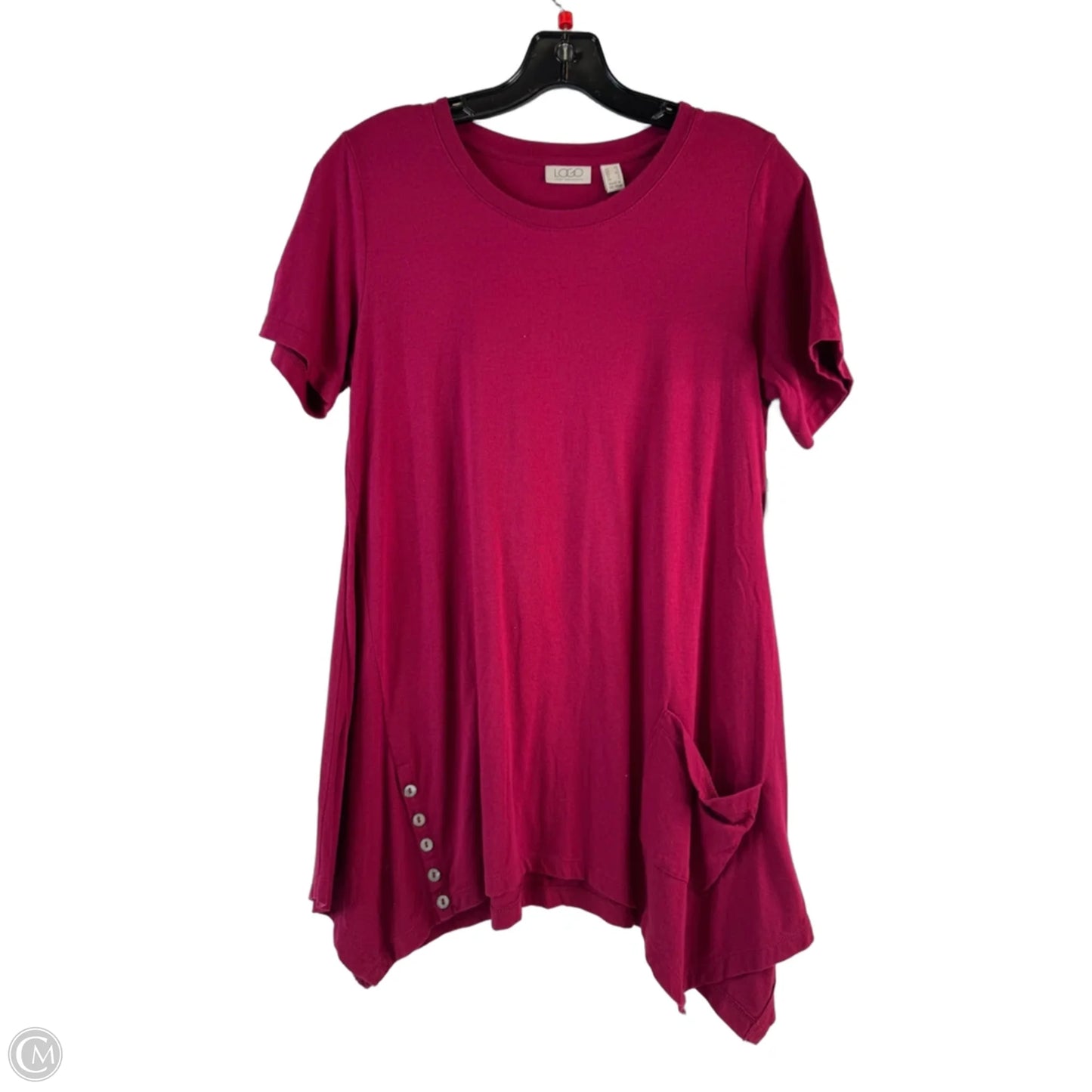 Top Short Sleeve By Logo In Red, Size: Xs