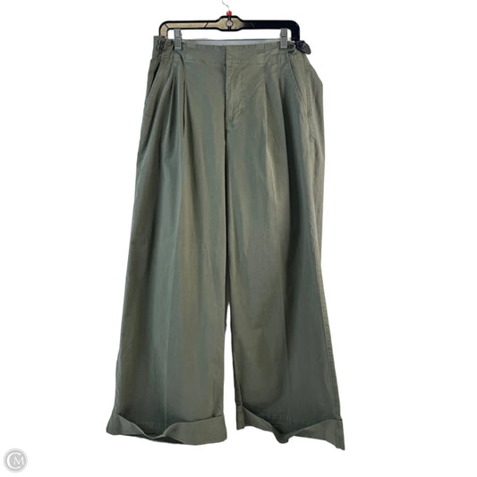 Pants Wide Leg By American Eagle In Green, Size: 6