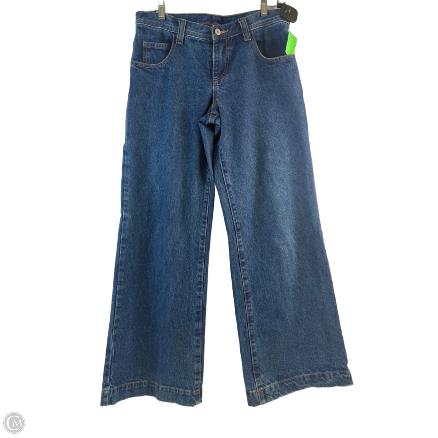 Jeans Wide Leg By Clothes Mentor In Blue Denim, Size: 4