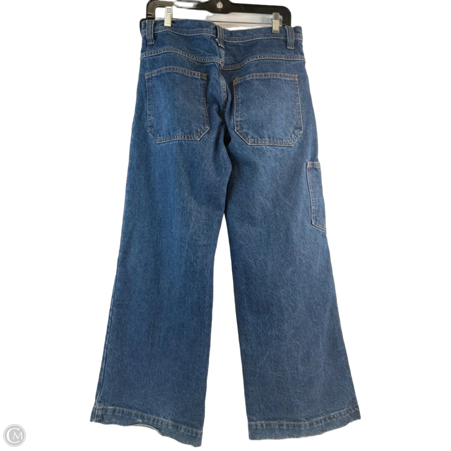 Jeans Wide Leg By Clothes Mentor In Blue Denim, Size: 4