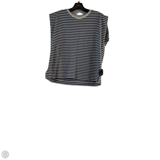 Top Short Sleeve Basic By Grey State In Blue & White, Size: S
