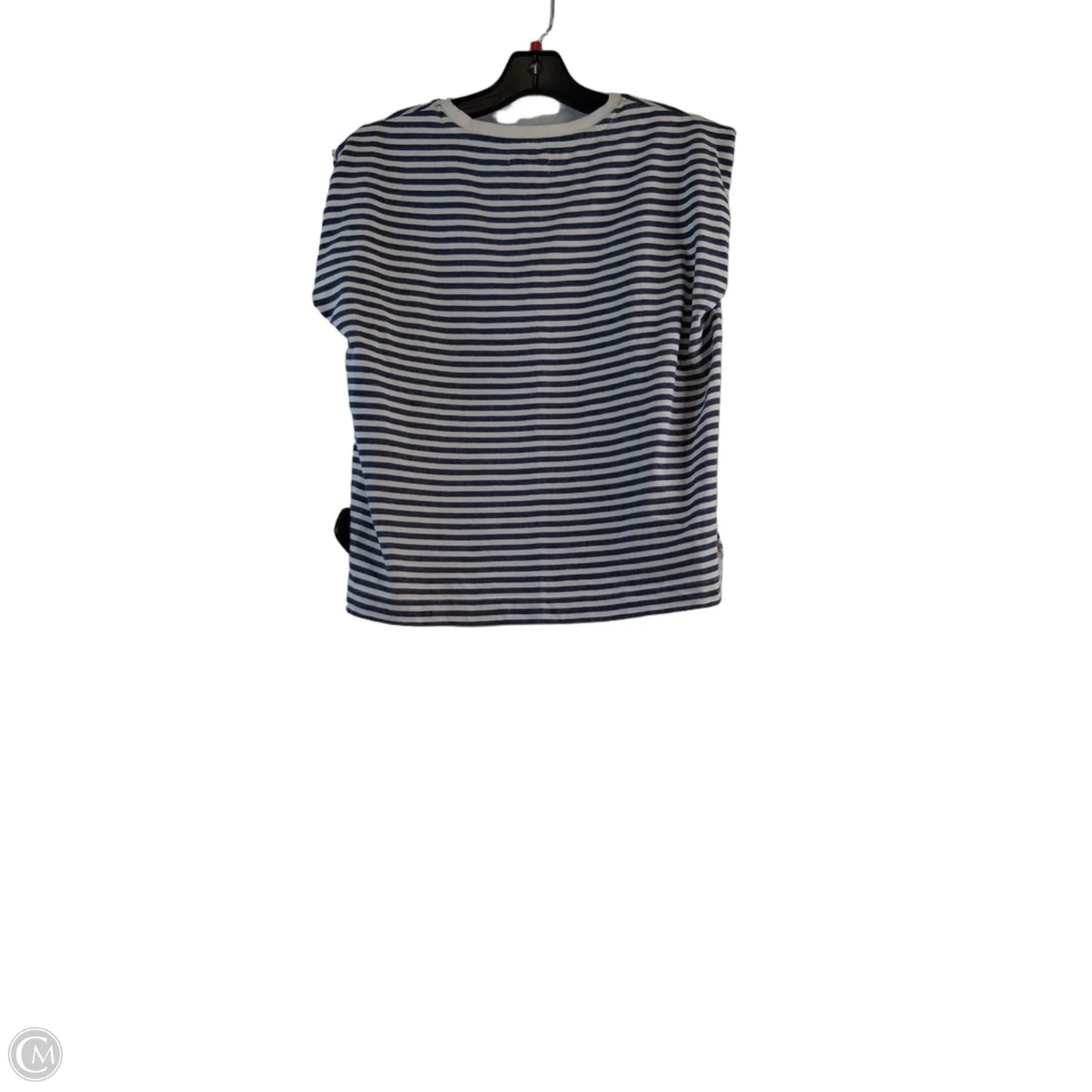 Top Short Sleeve Basic By Grey State In Blue & White, Size: S