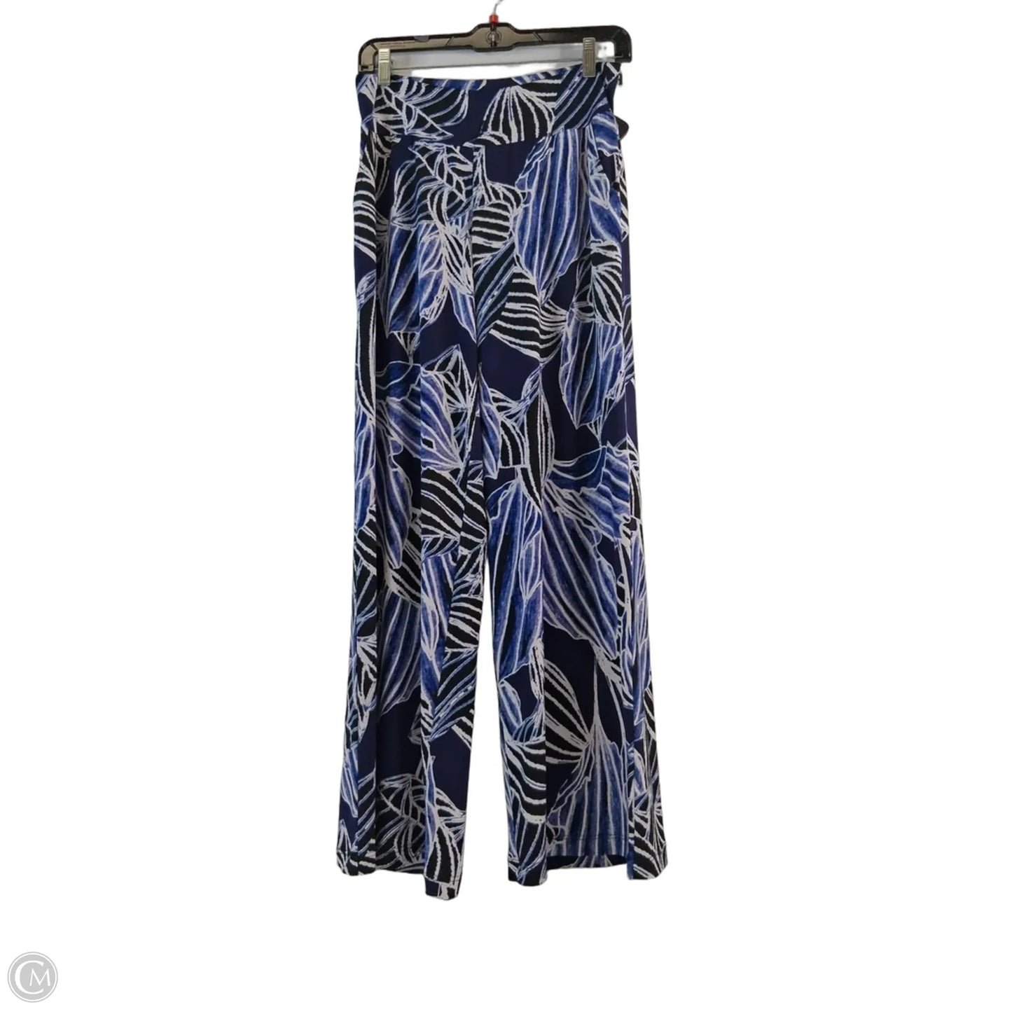 Pants Wide Leg By Clara Sun Woo In Blue & White, Size: 8